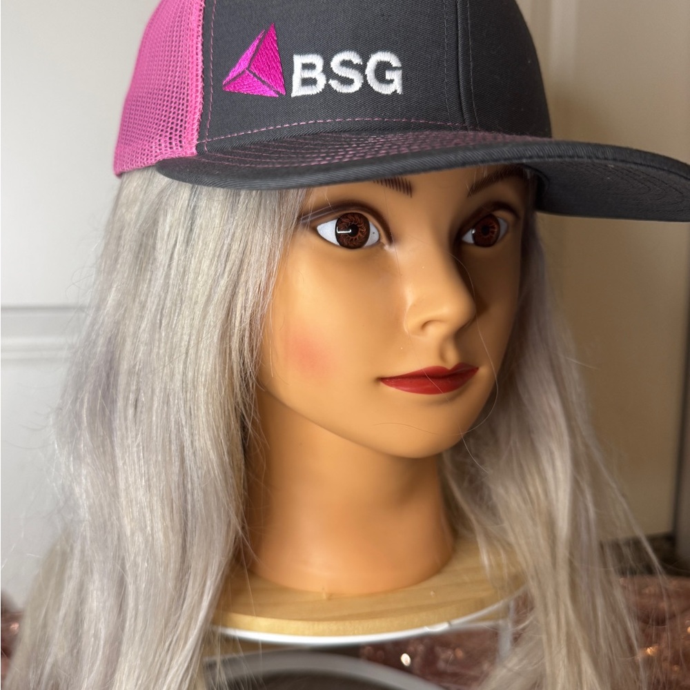 BSG Black and Pink Trucker Hat - Picture 3 of 6